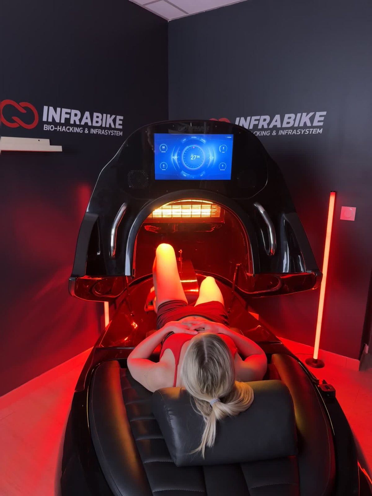 Séance InfraBike au showroom GMP Beauty Concept